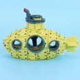thumbnail image 2 of Realistic Yellow Submarine Air Bubble Stone Set for Aquarium Decoration, 2 of 4