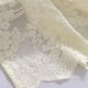 thumbnail image 3 of Granjero Gordo Cortina transparente de encaje con bordado floral, bolsillo para barra, cortina corta para ventana pequeña, 1 pieza (130 x 40 cm, beige), 3 of 5