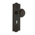 thumbnail image 2 of Nostalgic Warehouse Meamea_Prv_234_Kh Meadows Solid Brass Privacy Door Knob Set - Brass, 2 of 6
