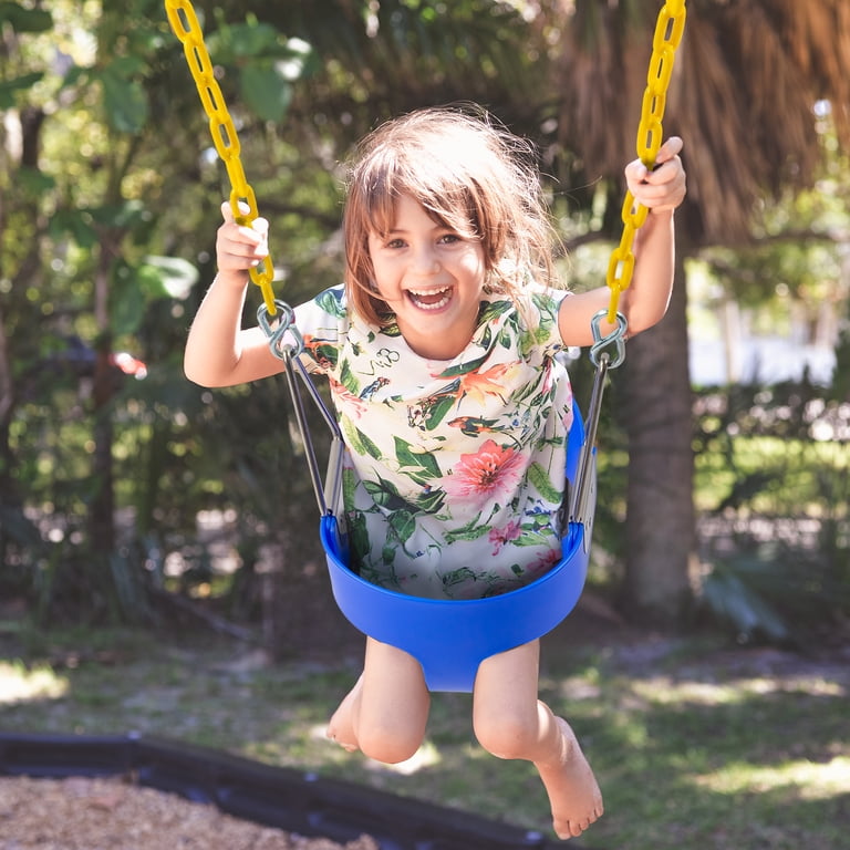Ktaxon Toddler Swing, Full Bucket Baby Swing Seat with Coated