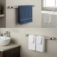 thumbnail image 5 of Bathroom Towel Bar – 20" Chrome-Finished Stainless Steel Wall Mount Rack with Mounting Kit – Rust-Resistant, Modern Design for Bathroom, Toilet, or Sink Area, 5 of 7