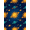Dark Blue, Pattern 2, variant on ODIKA Nebula Swirling Cosmic Meteorite Motif Planetary Large Galaxy Refined Structured Stain Resistant Flatwoven for Entryway, Kitchen, Mudroom