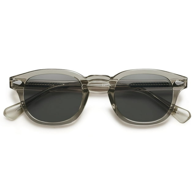Gafas de Sol SOJOS Retro Redondas Pequeñas SJ2251 UV400 Cristal Gris