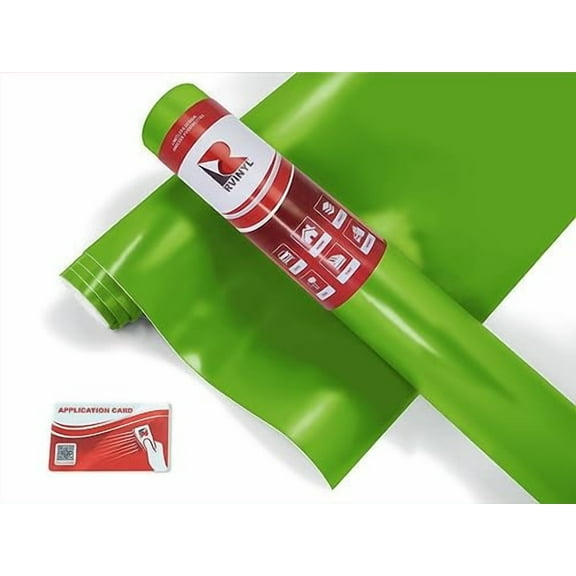 3M Translucent Graphic Vinyl Film Scotchcal 3630 Brilliant Green 106 Permanent 2ft x 2ft