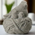 thumbnail image 4 of Greta Terracotta Hollow Bird’s Nest Figurine, 4 of 6