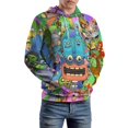 thumbnail image 6 of My Singing Monsters Mens Womens Novelty Hoodie 3D Print Pullover Hooded Long Sleeve Sweatshirts Tops Blouse with Pocket, 6 of 8