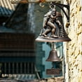 thumbnail image 4 of Dinner Bell Outdoor,Sasquatch Hanging Bell,BIG-FOOT Yard Decor, Cast Iron Dinner Bell BIG-FOOT Metal Welcome Signs Farm Bell, Vintage Doorbell Indoor Outdoor for Fence Yard Garden, 4 of 6