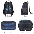 thumbnail image 6 of Pzuqiu Blue Axolotl Print 17 Inch Kids Backpack for Boys Girls Ages 6-18 K-12 Students Breathable Large Capacity Elementary School Backpack for Back to School Travel Supplies, 6 of 7
