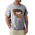 thumbnail image 1 of Camiseta divertida de hombre de las cavernas para niños camiseta blanca de algodón de peso pesado para hombre, 1 of 6