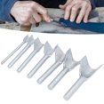 thumbnail image 4 of Leather Punch Set, Strong Reliable V-shaped Design V-Shaped Cutter Punches  For Cutting Shoulder Strap End For Cutting Waist Belts End, 4 of 8