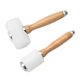 thumbnail image 2 of Leather Carving Hammer DIY Leather Mallet Nylon Wooden Handle Hammer Sewing Leather Cowhide Tool Kit, 2 of 5