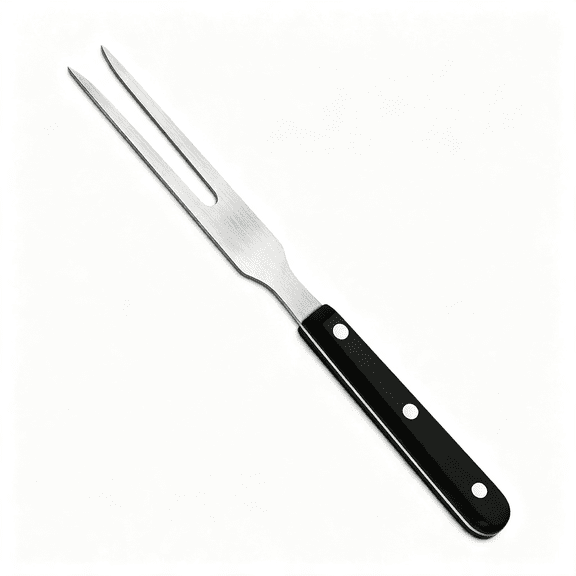 KASIU Meat Cooking Fork Stainless Steel Fork-10.8" Metal Serving Forks for Meat Carving Heavy Duty Two Prong Meat Fork for Grill Lifting Barbecue Forks