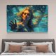 thumbnail image 5 of Póster de lienzo con una mujer estirada con la mano bajo el agua, decoración para dormitorio, paisaje deportivo, decoración para oficina, regalo, estilo marco, 12 x 18 pulgadas (30 x 45 cm), 5 of 8