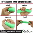CanDo TheraPutty Standard Hand Exercise Putty For Rehabilitation