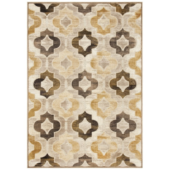 SAFAVIEH Paradise Lakisha Geometric Area Rug, Taupe/Multi, 8' x 11'2"