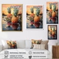 thumbnail image 4 of Designart "Lakeside Serenade With Sunny Pineapples" Pineapples Floater Framed Wall Decor, 4 of 5