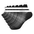 thumbnail image 4 of 6 Pairs Ankle Compression Socks for Women & Men VLOOCKLE – Low Cut Running Socks with Arch Support, Cushioned Sole & Heel Tab Multicolor, 4 of 5