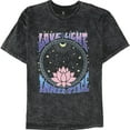 thumbnail image 4 of Junk Food Mens Love Light Inner Peace Graphic T-Shirt, Black, Medium, 4 of 5