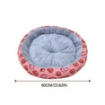 thumbnail image 4 of Round Pet Litter Mat - Cloth Material, Universal for Cats & Dogs, Soft Cozy, Non-Slip Bottom, Machine Washable, Stylish Home Decor, 4 of 6