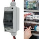 thumbnail image 5 of Interruptor De Desconexión Del Panel Solar, IP65 Instalación Segura A Prueba De Agua Protector Contra Sobrevoltaje Caja De Disyuntor 40A 2P Para El Hogar RV Al Aire Libre, 5 of 7