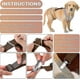 thumbnail image 5 of 2 Pieces Dog Diaper Suspenders Belly Bands Canine Harness Keep Diaper On Your Dog For Small Medium And Large Dogs (black, Brown, Small) Small-YUHAO, 5 of 5