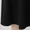 thumbnail image 5 of kamemir Women's Solid Ombre Lightweight Flare Midi Pull On Closure Skirt S-XXL Plus Size(Black,XXL), 5 of 5