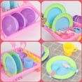 thumbnail image 3 of Vogacara Juego de 19 piezas de cocina para niños, juego de juguetes con escurridor, regalo de cumpleaños para niños, tenedor para lavar platos, Juegos de imaginación Vogacara FN011189-00, 3 of 6