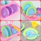 thumbnail image 4 of Vogacara 19 unidades/juego de platos de cocina para niños, juguetes para niños pequeños, regalo de cumpleaños, taza de té, tenedor para lavar platos, Juegos de imaginación Vogacara FN011189-00, 4 of 6