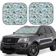 thumbnail image 1 of Fotbe pirate with funny animals Juego de 2 Piezas de Parasoles para Parabrisas | Bloqueador Solar para Auto | Accesorios Plegables para Protección Solar Interior-Large, 1 of 6