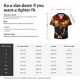 thumbnail image 5 of Lsque Chucky print Men's Cuban Collar Short Sleeve Shirt Summer Beachwear Casual Button Down Fashionable Vacation Leisure Shirt-X-Large, 5 of 7