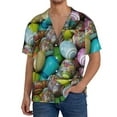 thumbnail image 3 of Haiem Easter Egg1 Men's Casual Shirts Short Sleeve Button Down Shirts Fashion Textured Summer Beach Shirt-3X-Large, 3 of 7