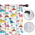 thumbnail image 4 of Kid Curtains,Cute Dinosaur Cartoon Pattern Kid Insulated Curtains Set Of 2,Bedroom Essentials,Toddler Room Decor 52"x84", 4 of 5