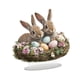 thumbnail image 5 of Decoración de huevos de conejo de Pascua en 2D, letreros acrílicos, colecciones, decoración del hogar Estilo I, 5 of 9