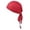 Red, variant on Women's Handmade Soild Print Chemotherapy Hair Loss Caps Slouchy Hat Large Leather
