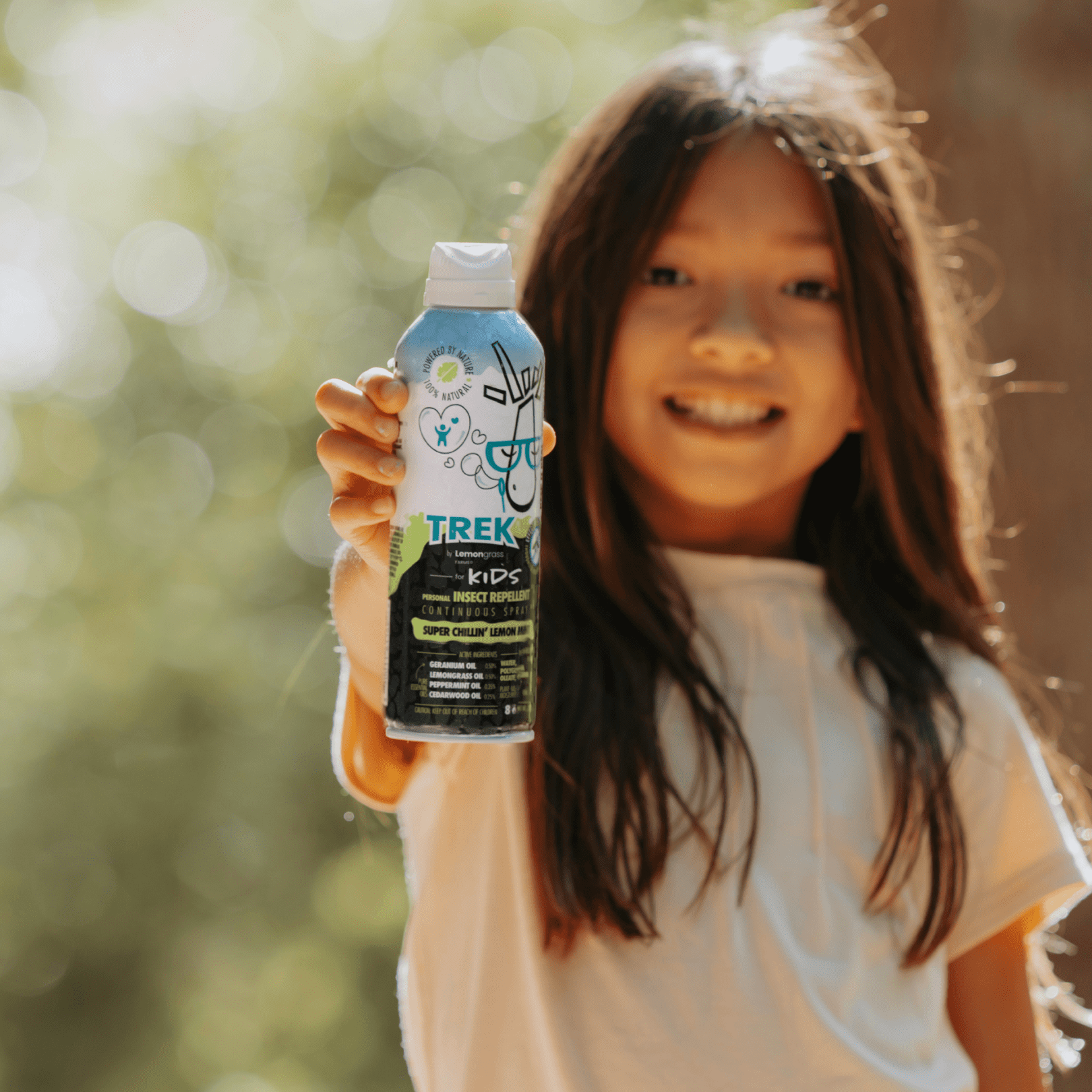 Lemongrass Farms Trek for Kids All Natural Insect Repellent, Continuous Spray, 8 oz