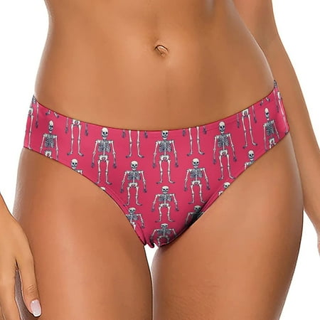 

Sketch Skeleton Women s Thongs Sexy T Back G-Strings Panties Underwear Panty