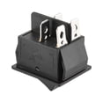 thumbnail image 4 of Uxcell 4 pins 250V/16A 125V/20A Boat Rocker Switch Toggle Switch for Boat Car Marine Plastic Black 1pcs, 4 of 4