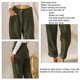 thumbnail image 4 of Pantalones largos de cintura alta, pantalones rectos sueltos, pantalones largos puros, pantalones largos con bolsillos, valor excepcional, 4 of 5