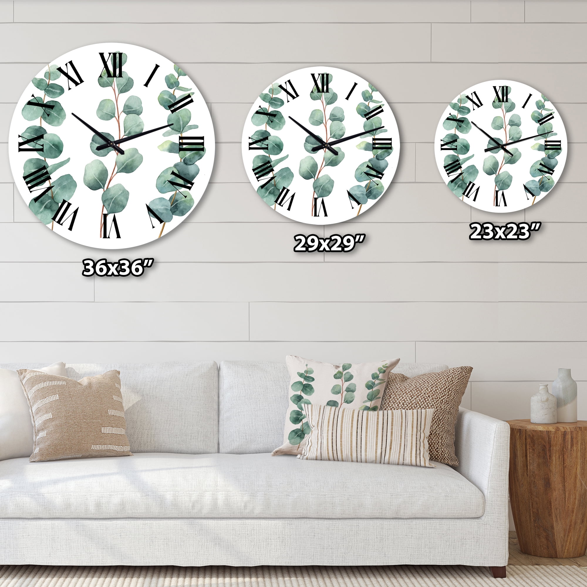 Designart 1 in Quartz Traditional Wall Clock