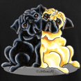 thumbnail image 3 of CafePress - Black Fawn Pug Women's Dark Pajamas - Women's Short Sleeve Print T-Shirt and Pants Light Cotton Pajama Set, 3 of 7