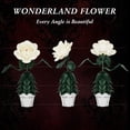 thumbnail image 3 of Set de bloques de construcción Wonderland Flor Rosa Marfil Blanca 221 piezas, 3 of 7
