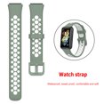 thumbnail image 2 of Banda de TPU para correa de pulsera de reloj inteligente Huawei Band 7 (verde claro blanco) WDOplteas Para estrenar, 2 of 9