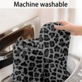 thumbnail image 5 of Black Leopard Print Bathroom Rugs Mat,Non Slip Microfiber Bathroom Rug,Rubber Backing,Soft Bathroom Mats for Bathroom Floor,Tub and Shower,17x27in(43x68cm), 5 of 5