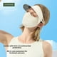 thumbnail image 1 of Mascarilla protectora solar para mujer, con cinta negra y protección UV, para el verano, transpirable, de seda helada, para todo el rostro, 1 of 4