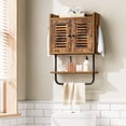 thumbnail image 3 of Armario de pared para baño HOOBRO con doble puerta Medicine Rustic Br, 3 of 6