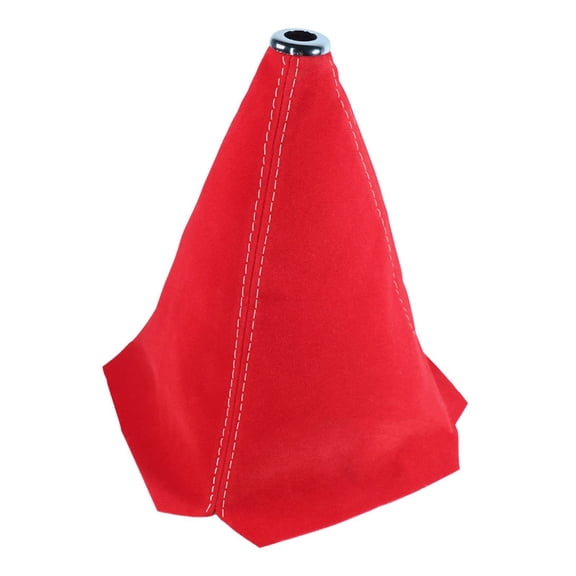 PU Leather Automatic/Manual Shifter Boot with Stitching CarGears Head GearShifter Knob Lever Cover