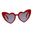 thumbnail image 4 of Gafas de sol con forma de corazón Gafas Uv400 de moda para mujer Gafas de sol para fiestas de ojo de gato rojo Soledad Gafas de sol con lente de llama en forma de corazón, 4 of 6