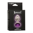 thumbnail image 2 of CalExotics Jewel Round Aluminum Anal Plug, Amethyst Small, 2 of 5