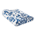 thumbnail image 3 of Mainstays by Becky G. & Alejandra Tapestry Knit Throw, Blue Floral, 50" x 60", 3 of 9