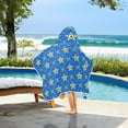 thumbnail image 6 of Toddler Hooded Beach Towel 24x50 Kids Bath Towels Soft Quick Dry for Swim Pool Boys Girls Soccer and Star, 6 of 7